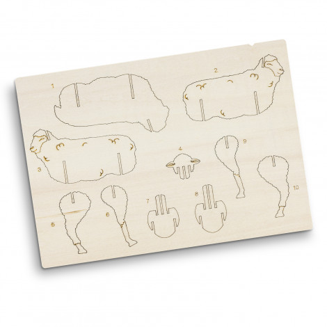 BRANDCRAFT Sheep Wooden Model - Image 4
